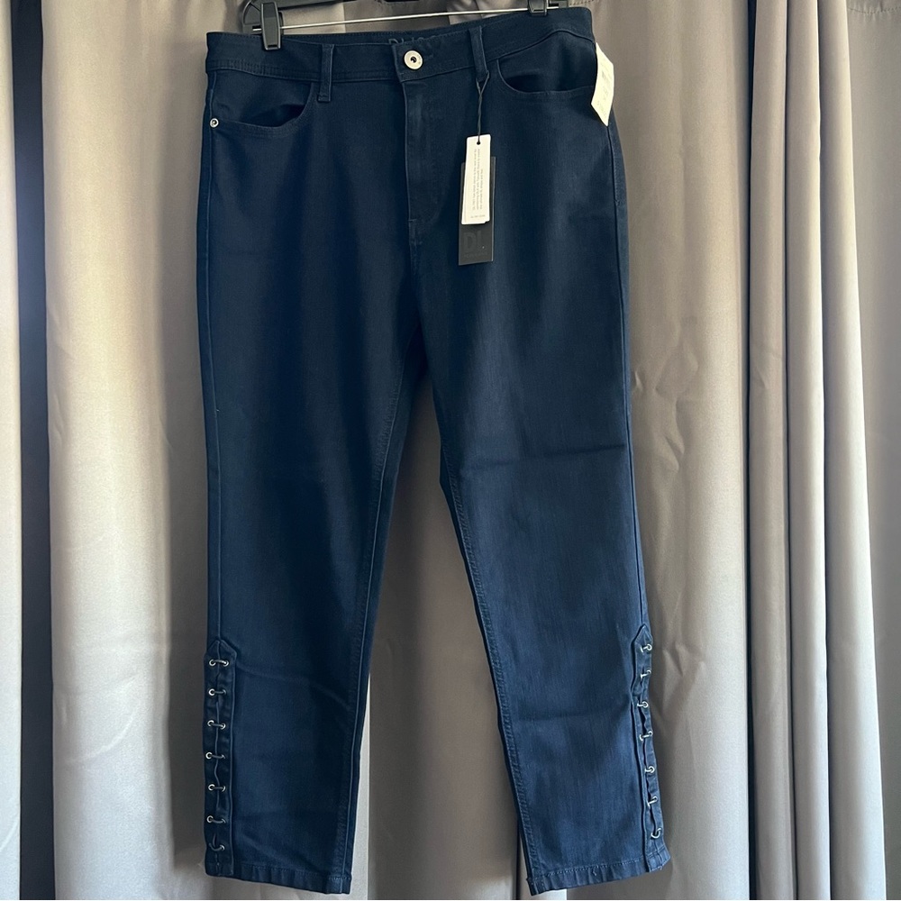 DL1961 Bardot High Rise Crop Denim